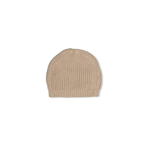 Feetje gebreide muts taupe
