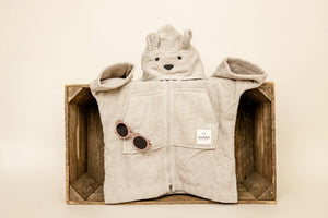 Bobbe kinderbadjas beige
