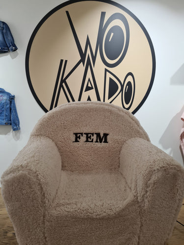 Teddy stoel cream Mijn winkel