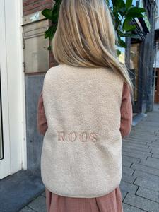 Teddy gilet creme