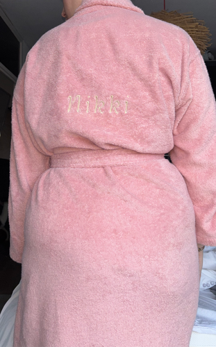 Badjas volwassen roze