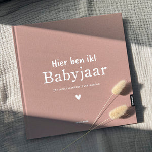 Babyjaar linnen - blush