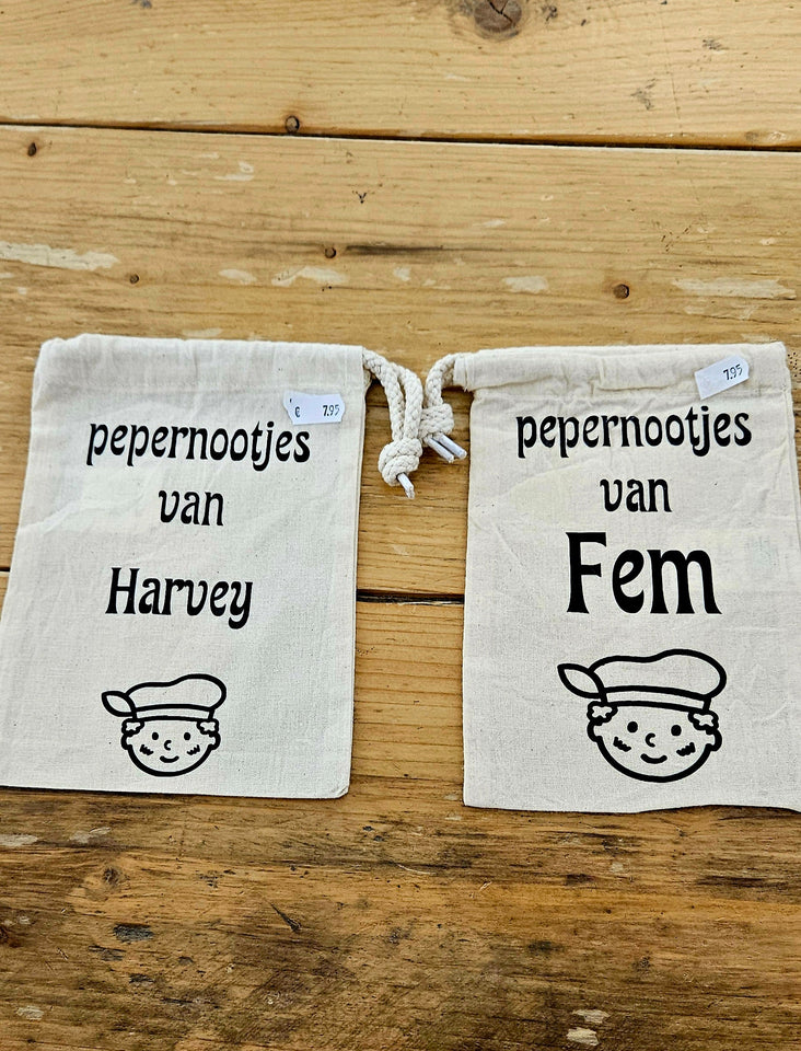 Pepernootzakje (Inc Naam) WoKado