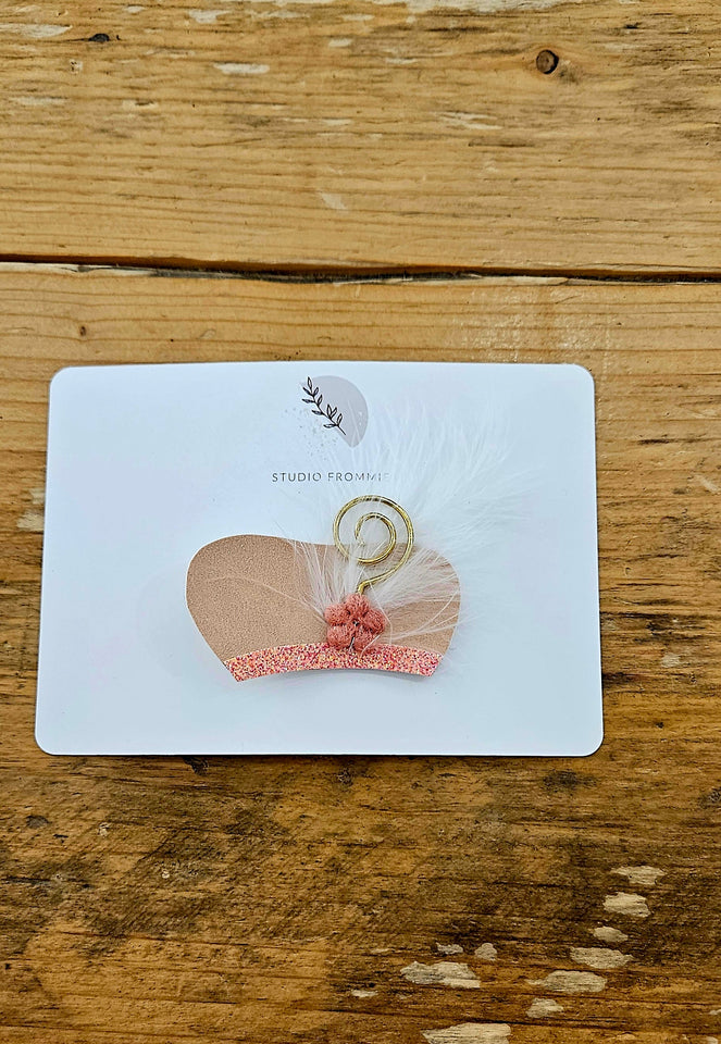 Roze haarspeltje WoKado