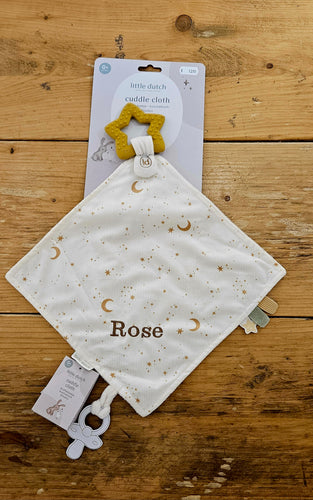 Knuffeldoekje met bijtring Little Dutch