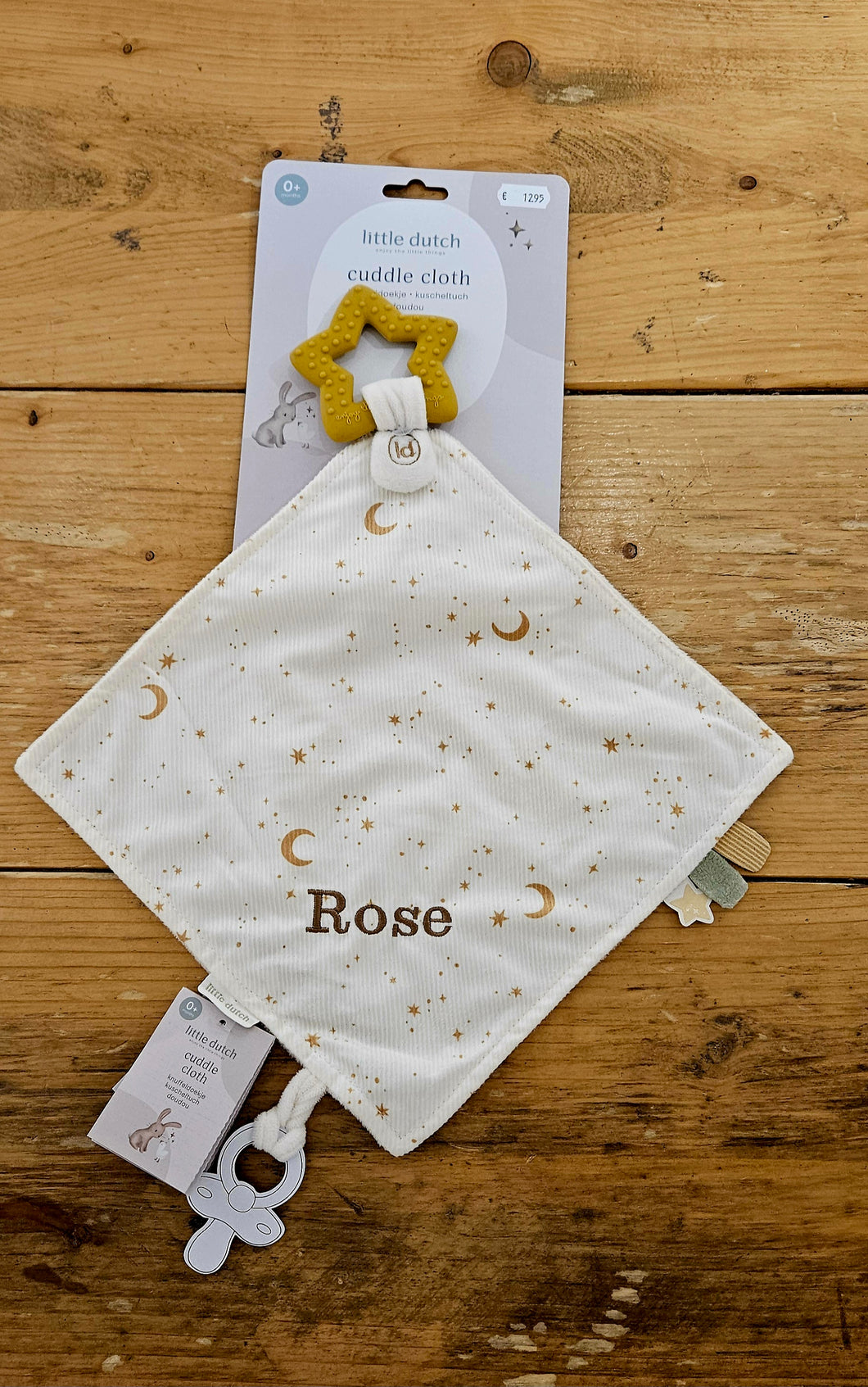 Knuffeldoekje met bijtring Little Dutch