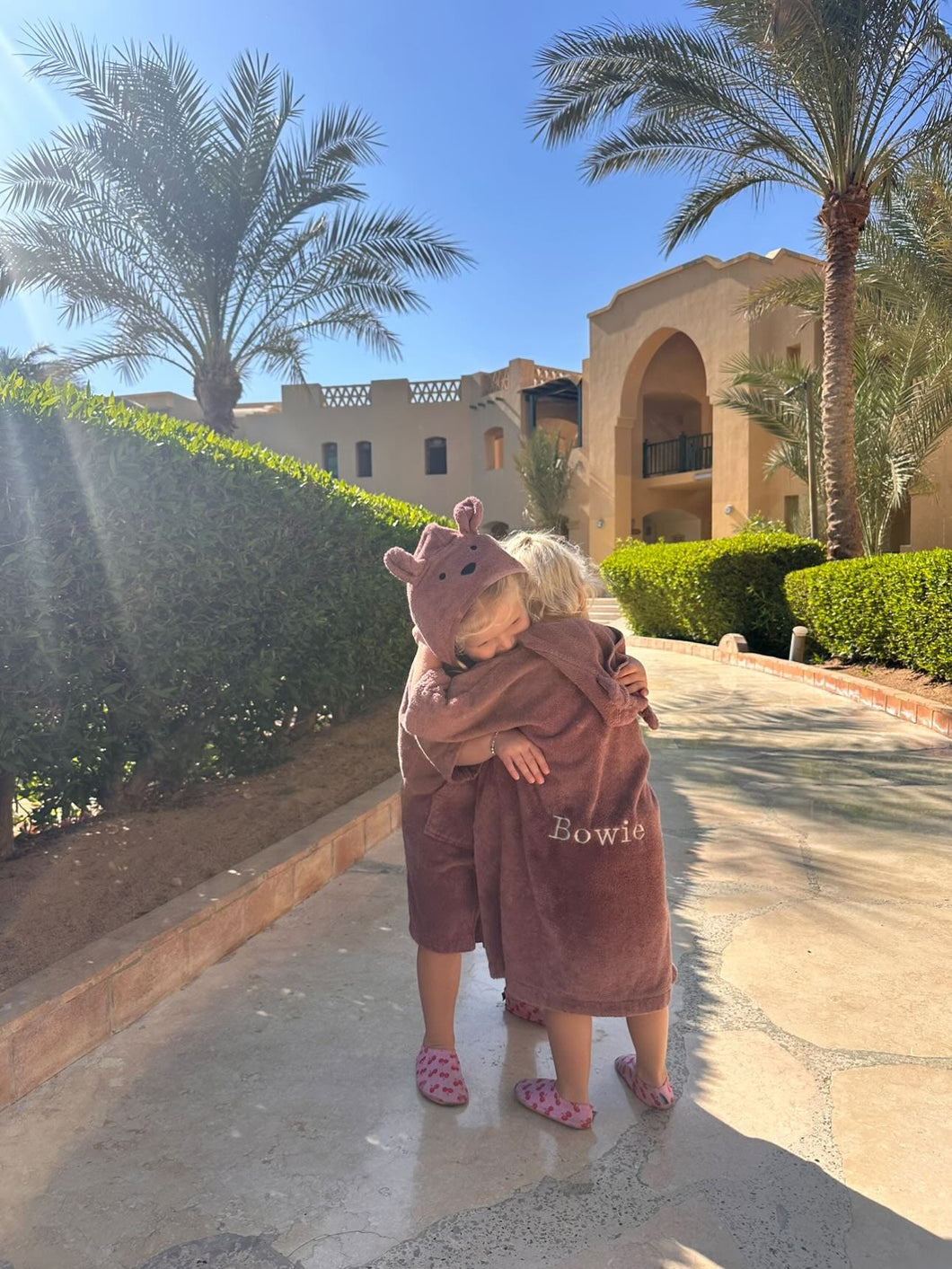 Bobbe kinderbadjas pink Mijn winkel