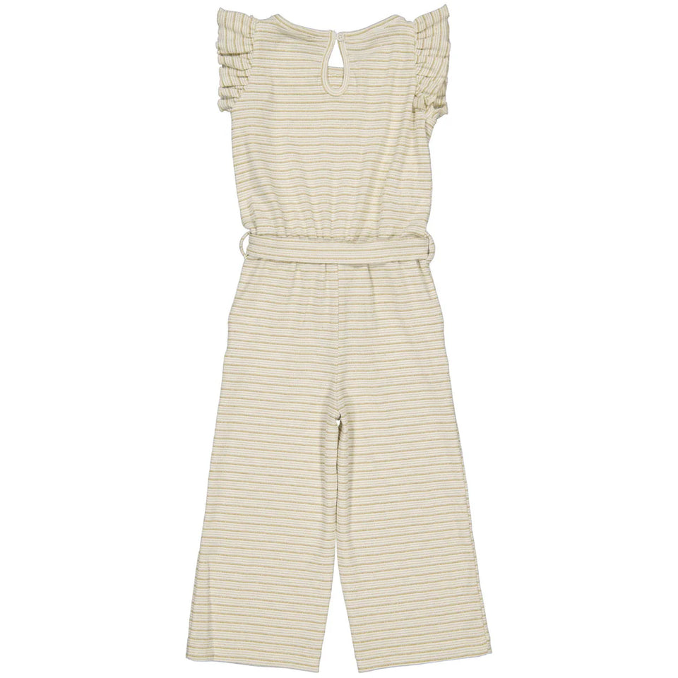 Levv jumpsuit creme stripe