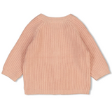 Vestje gebreid roze - Feetje