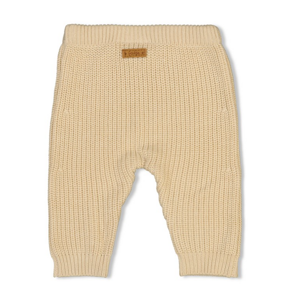Broek gebreid créme - Feetje