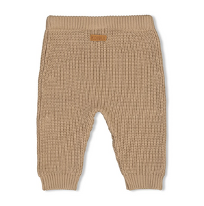 Broek gebreid taupe - Feetje