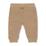 Broek gebreid taupe - Feetje
