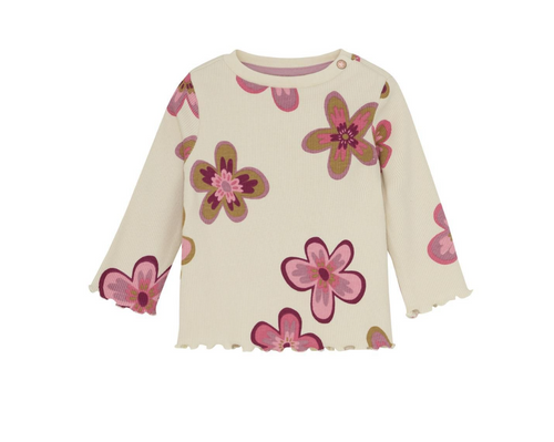 Floral Pattern Shirt Noppies