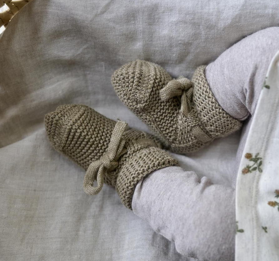 Taupe Slofjes Noppies