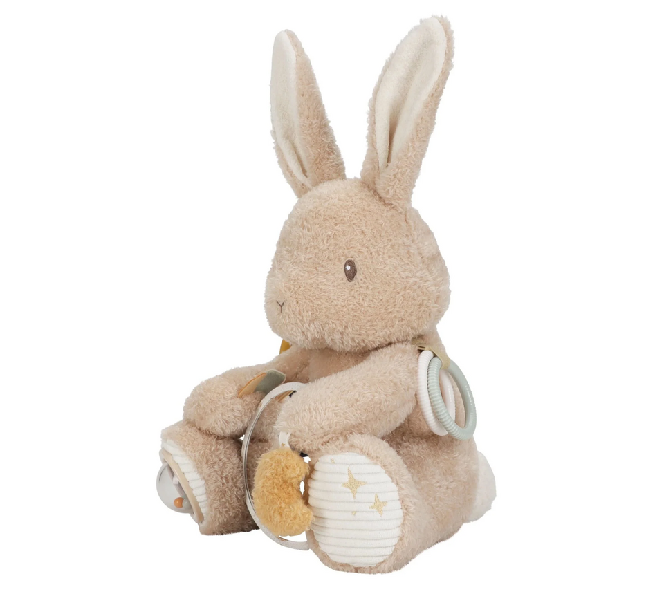 Activiteitenknuffel Konijn Little Dutch