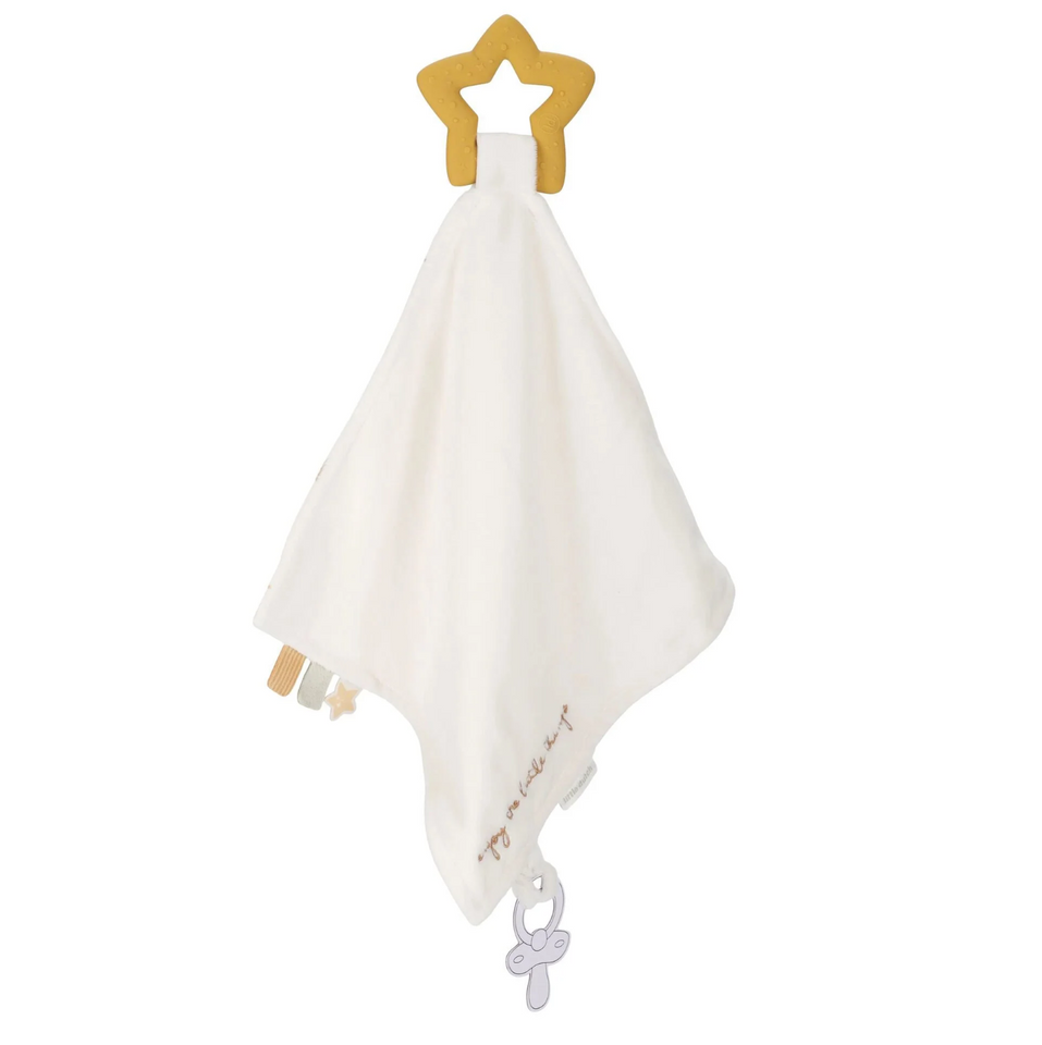 Knuffeldoekje met bijtring Little Dutch