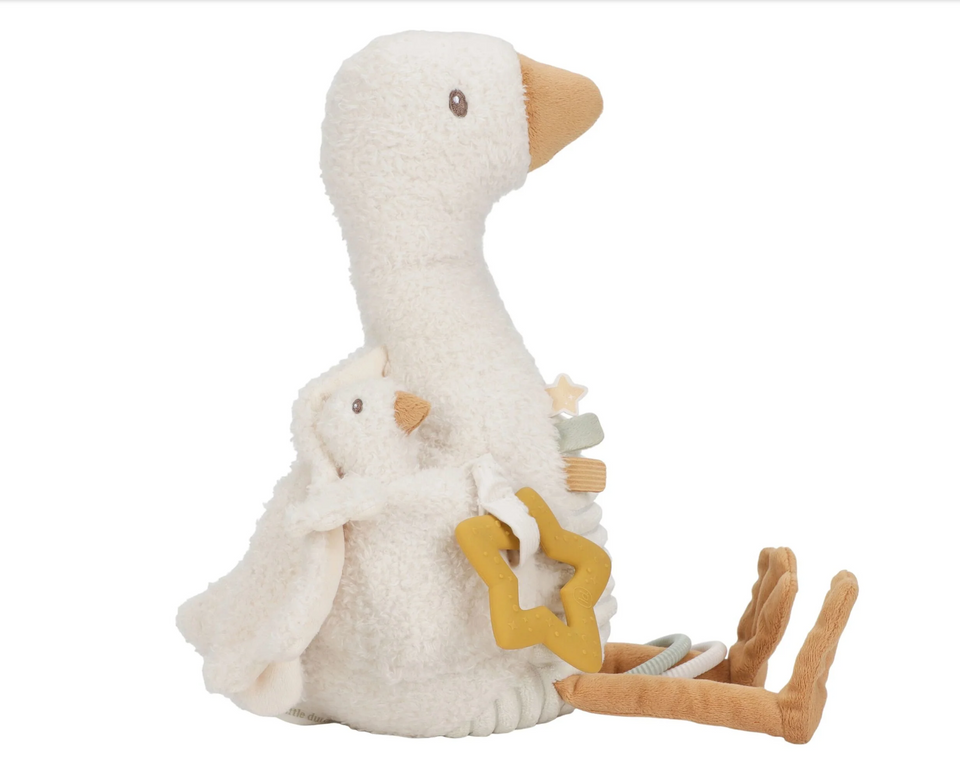 Activiteitenknuffel Gans Little Dutch