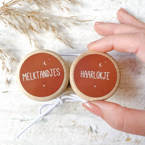 Melktandjes + Haarlokje Bruin