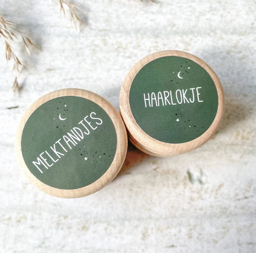Melktandjes + Haarlokje Groen