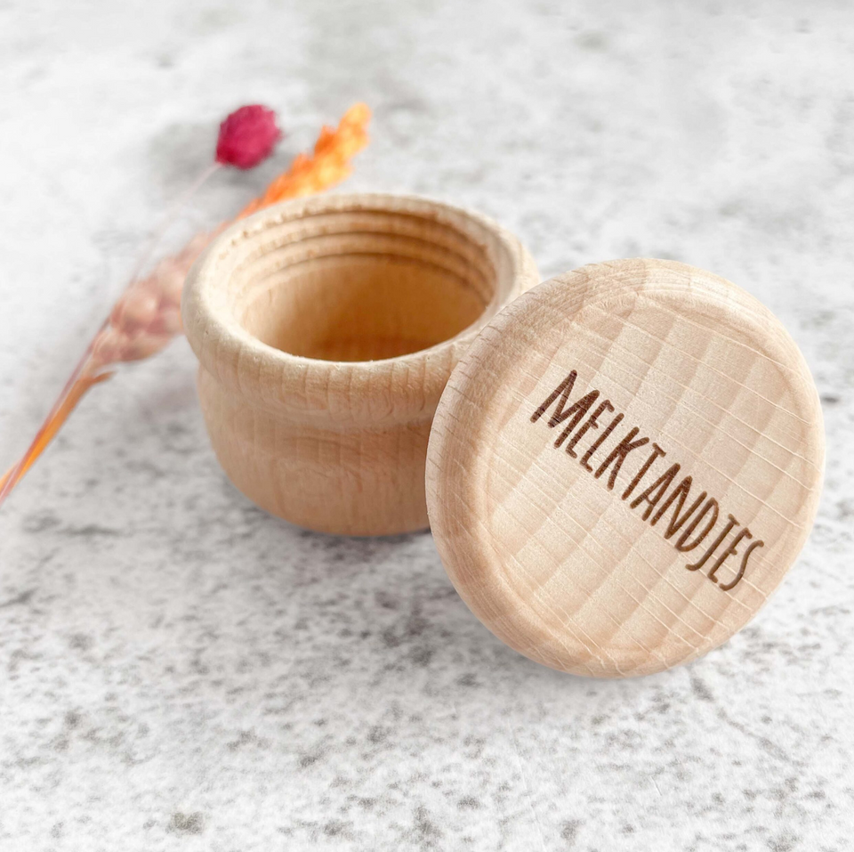 Melktandjes Hout