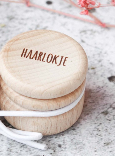 Haarlokje Hout