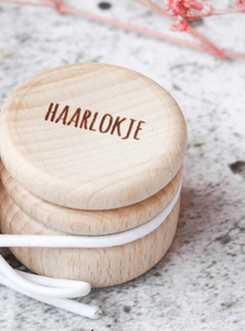 Haarlokje Hout