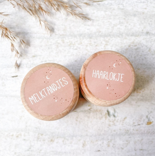 Melktandjes + Haarlokje Roze