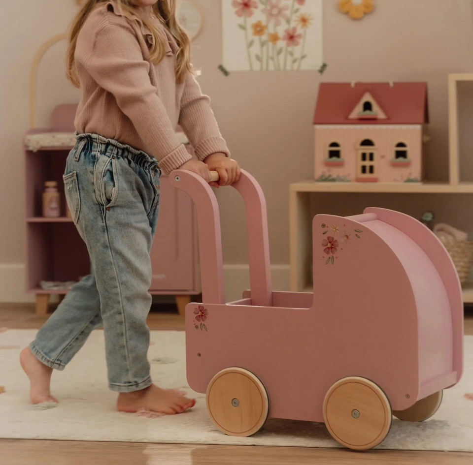 Little Dutch Poppenwagen Roze