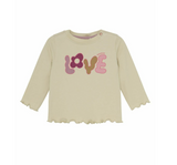 Creme Love Shirt Noppies