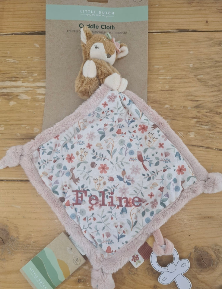 Knuffeldoekje Roze Little Dutch