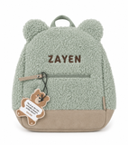 Teddy rugzak met oren groen