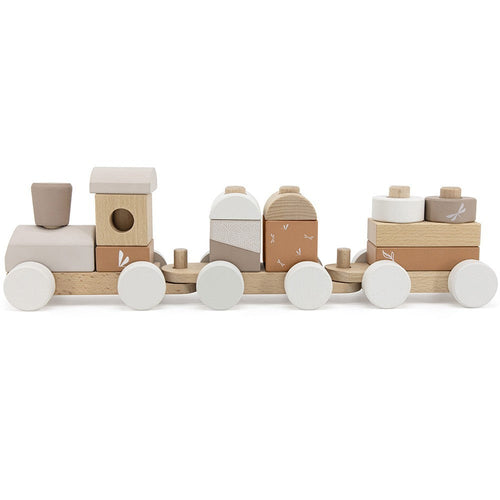 Label Label Trein Bruin WoKado