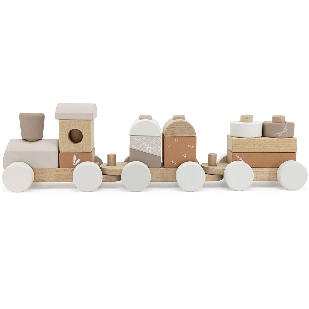 Label Label Trein Bruin WoKado