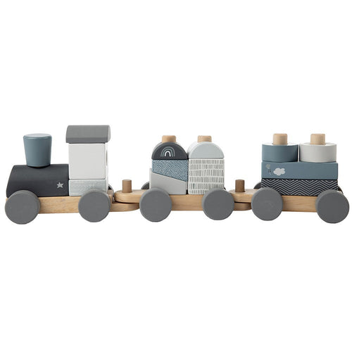 Label Label Trein Blauw WoKado