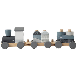 Label Label Trein Blauw WoKado