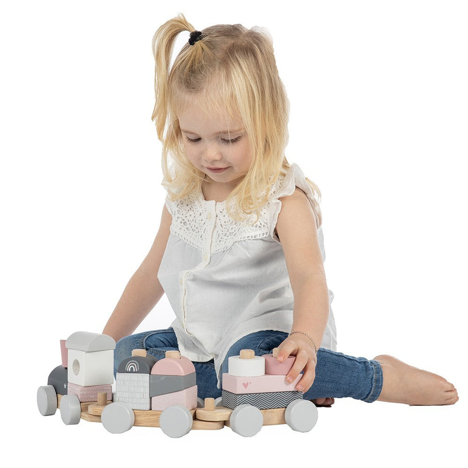 Label Label Trein Roze WoKado